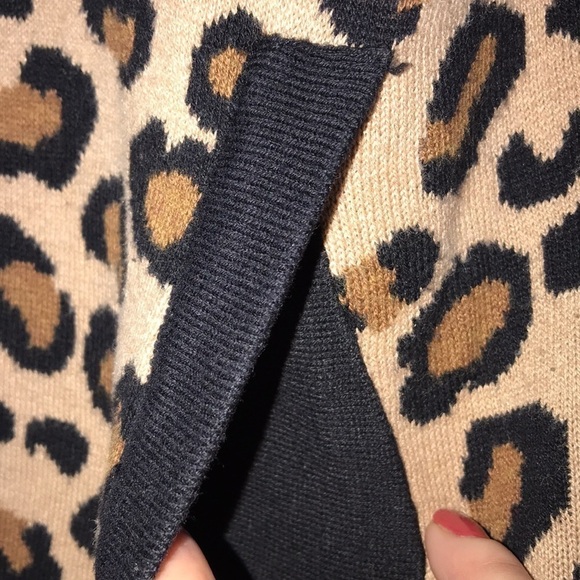 Rachel Zoe Cheetah Cardigan Size Small - Picture 3 of 7